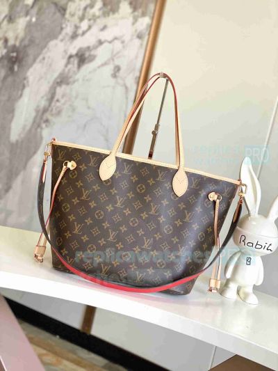 Replica L---V Neverfull Inside Out GM Medium Size Reversible Handbag 